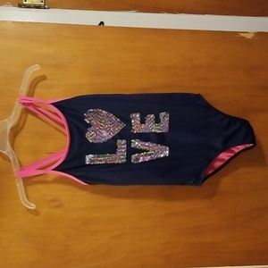 Justice LOVE swimsuit